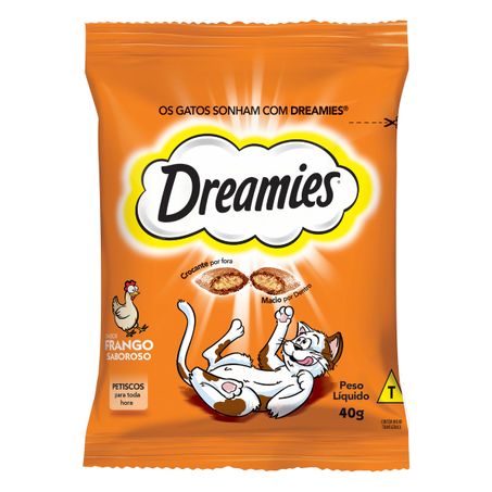 Petisco para gatos adultos frango dreamies