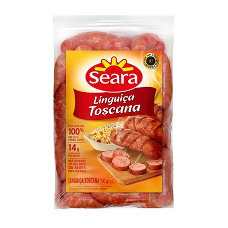 Linguica toscana seara 700g
