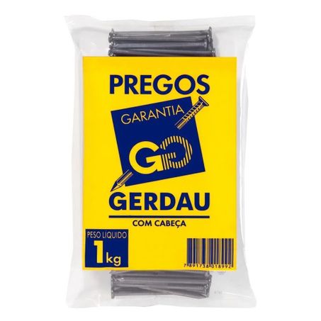 Prego 12x12 1kg gerdau