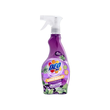 Limpador Deoline 500ml Pulv Açai/Hortela