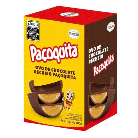 Ovo Pascoa Topcau 162g Ao Leite Pacoquita