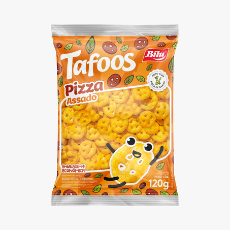Salgadinho Bilu Tafoos Pizza 120g
