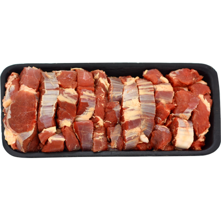 Músculo bovino resfriado tortuguita 800g bandeja