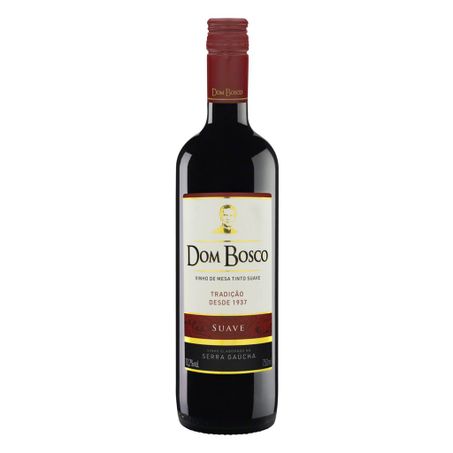 Vinho brasileiro tinto suave dom bosco isabel