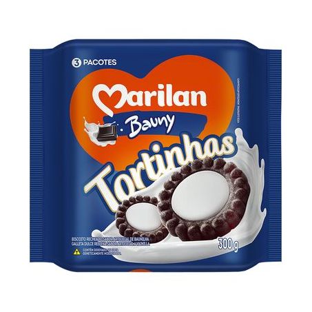 BISC TORTINHA MARILAN 300G BAUNY