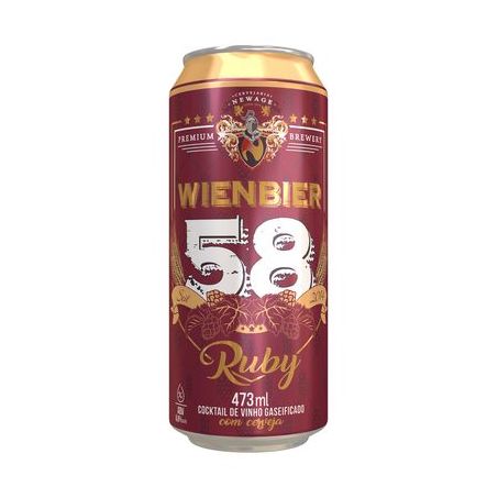 Cerveja Lata 58 Ruby 473ml