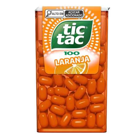 Pastilha tic tac laranja 49g