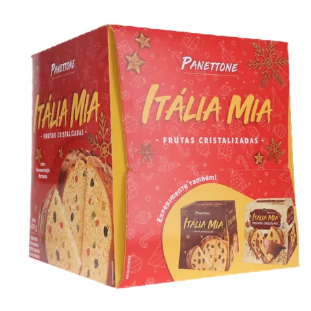 PANETONE ITALIA MIA 400G FRUTAS 360-24