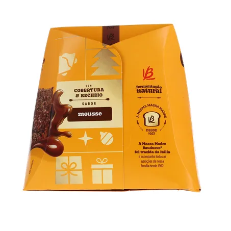 Panettone Bauducco Mousse de Chocolate Caixa 450gr 360-3