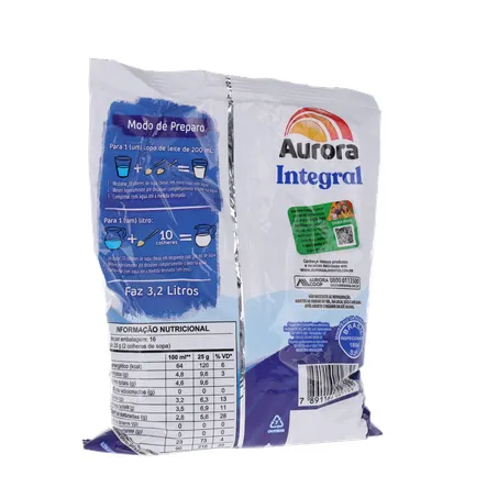 Leite em Pó Aurora Integral Pacote 400gr 360-16