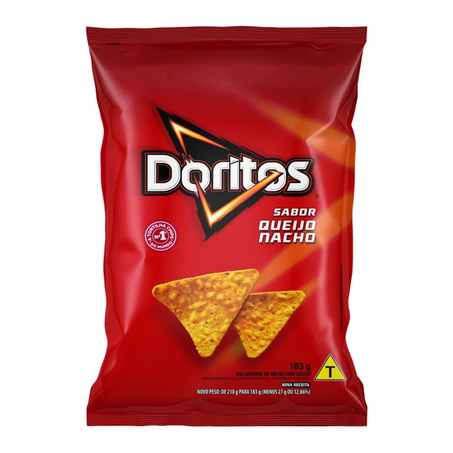 SALGADINHO DORITOS QUEIJO NACHO 183G