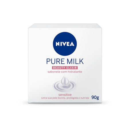 Sabonete Hidratante NIVEA Pure Milk Sensitive 90g