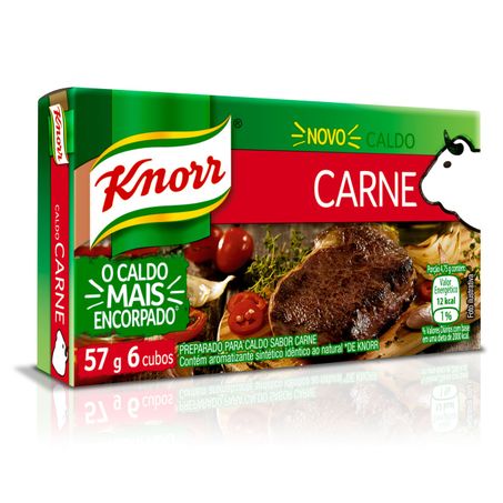 Caldo knor 57g carne