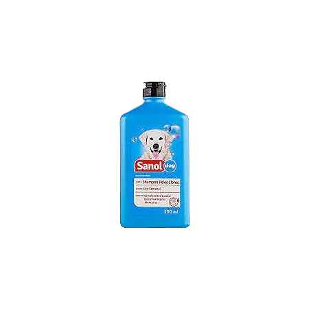 SANOL SHAMPOO DOG PELOS CLAROS 500ML