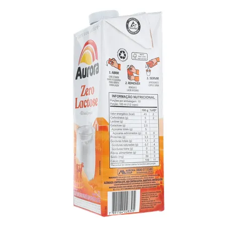 Leite longa vida aurora s.des.0lac 1lt 360-6