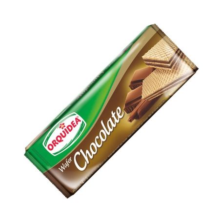 Wafer orquidea chocolate branco 100g