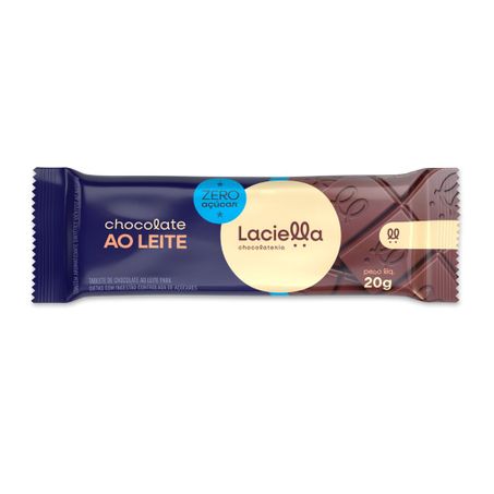Chocolate Laciella ao Leite Zero 20g