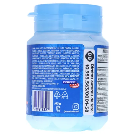 Goma de Mascar Mentos Pure Fresh Fresh Mint Sachê 6G 360-15