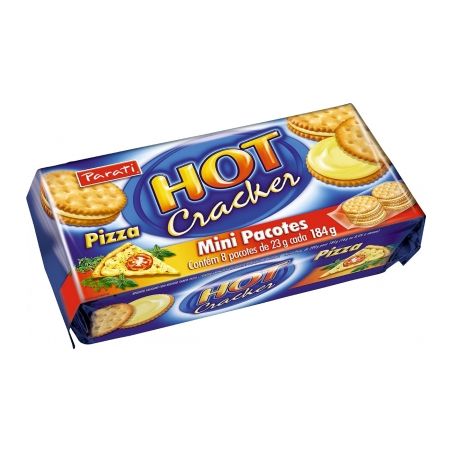 Biscoito parati 150g hot cracker pizza