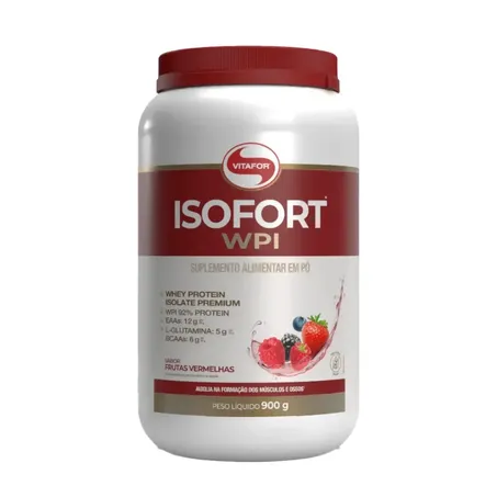 ISOFORT WPI SABOR FRUTAS VERMELHAS 900G