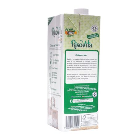 Bebida de Arroz Risovita Original Caixa 1L 360-41