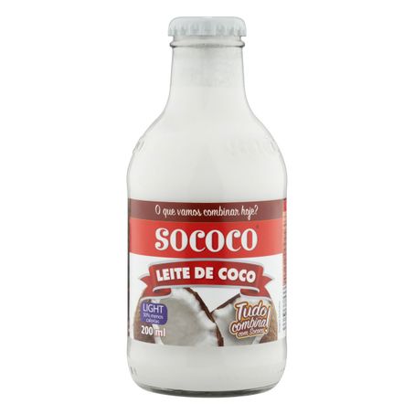 Leite de Coco Light Sococo