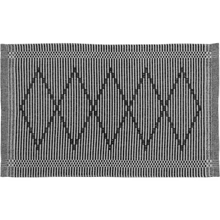 Tapete Bordartes 47x70 Artesao Preto