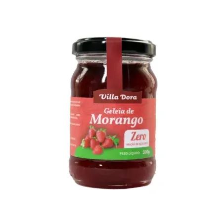 GELEIA DE MORANGO S/AÇUCAR LIGHT 200G VILLADORA