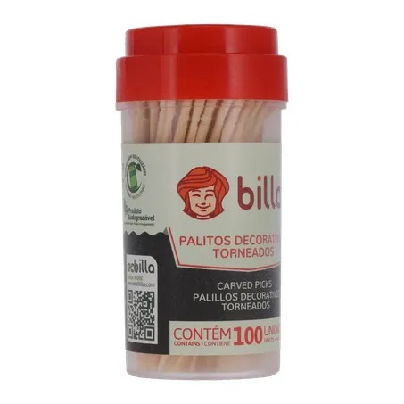 PALITO BILLA TORN C/PALITEIRO 100UN 360-32