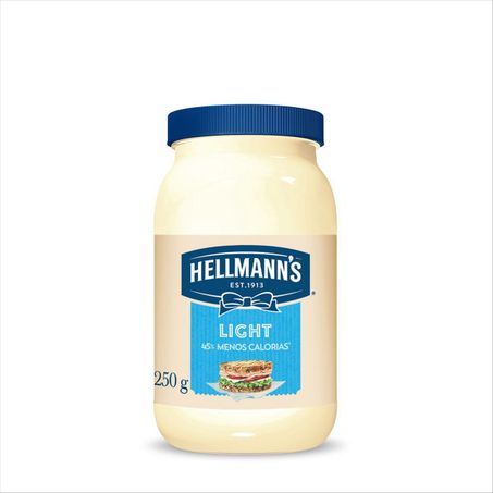 Maionese hellmanns light pote 250g