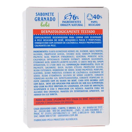 SABONETE GRANADO BEBE 90G 360-17