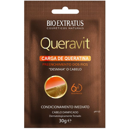 Máscara bio extratus queravit 30g dose de queratina
