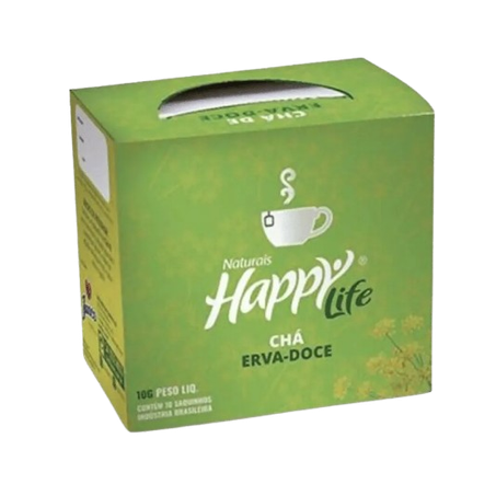 Cha happy life de erva doce 10g