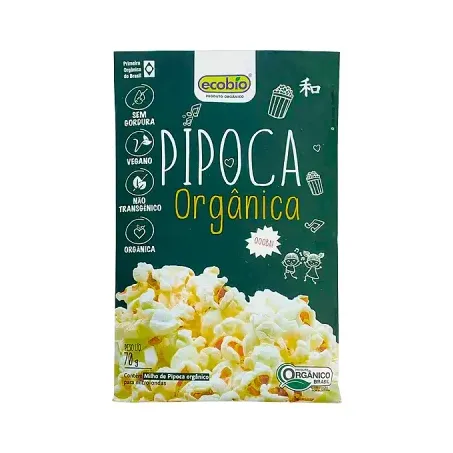 Pipoca Orgânica Micro-ondas 70g