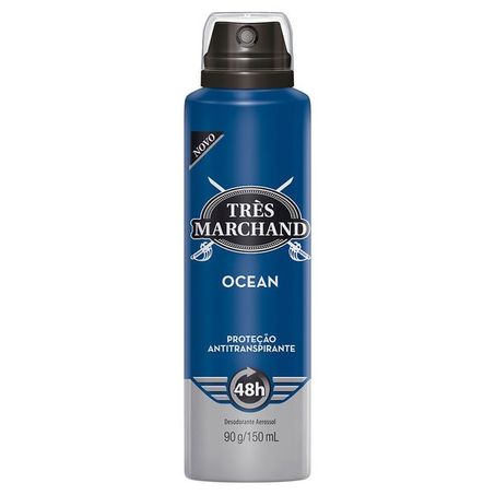 Desodorante Três Marchand Ocean 123G