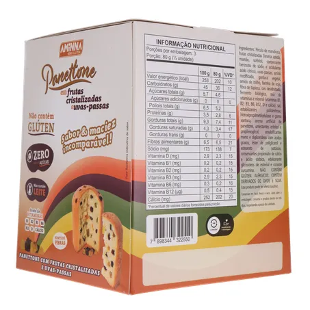 PANETTONE AMINNA S/GLÙTEN 240G 360-14