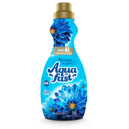 Amaciante aquafast conc az harmonia 1.5l