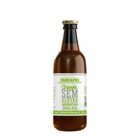 CERVEJA LN FARRAPOS 355ML AP S/GLUT