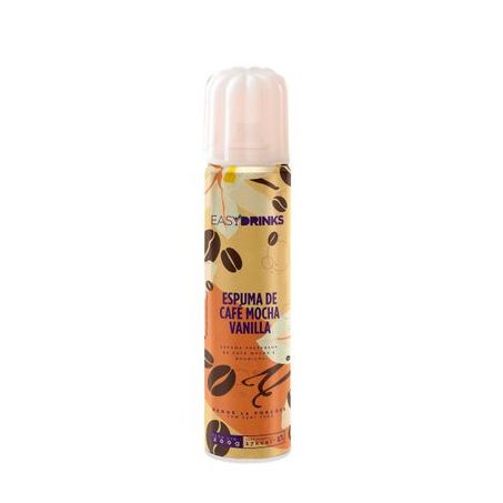 ESPUMA SPRAY EASY DRINKS 200G CAFE MOCHA E VANILLA