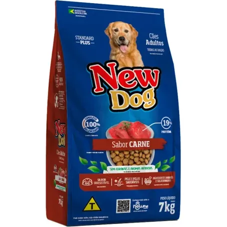 Racao New Dog 7kg Carne
