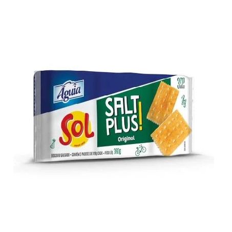 Biscoito águia sol salt plus tradicional 360g