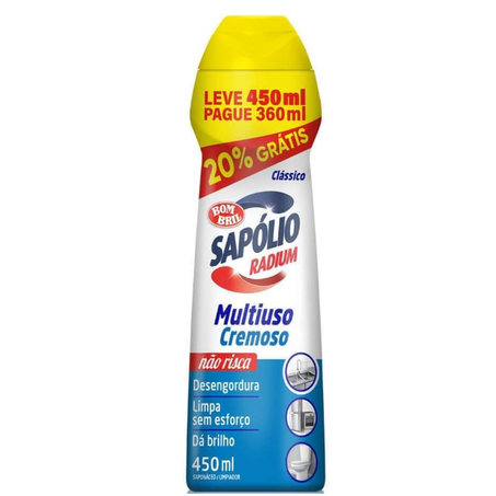 SAPONACEO CLASSICO CREMOSO PROMO SAPOLIO RADIUM 450ML