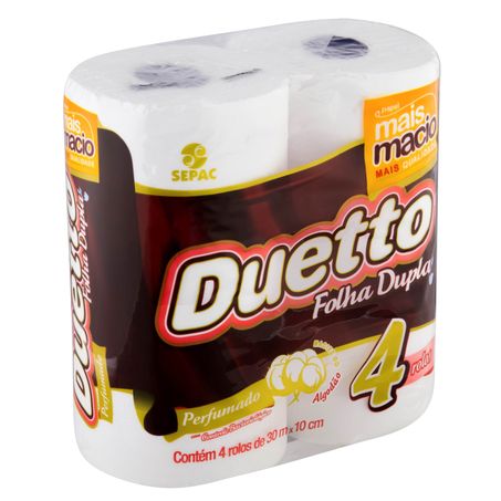 PAPEL HIG DUETTO 30M FOL DUPL PERFUMAD 04UN 360-2