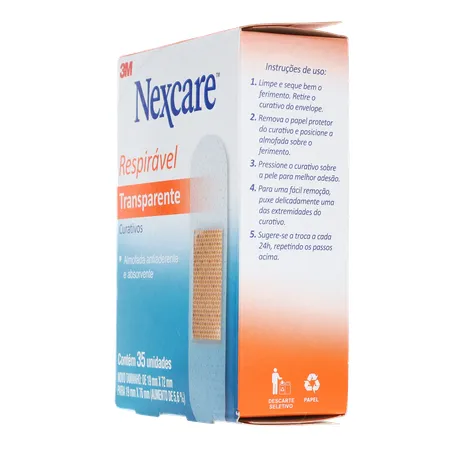 Curativo Nexcare Transparente Caixa 35un 
  360-6