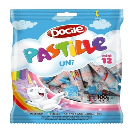 Pastilha docile unicórnio mini12 100g