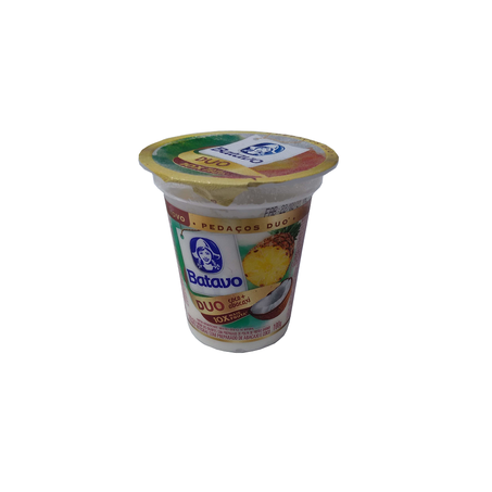 IOGURTE BATAVO 100G PEDAÇOS DUO FRUTA COCO+ABACAXI
