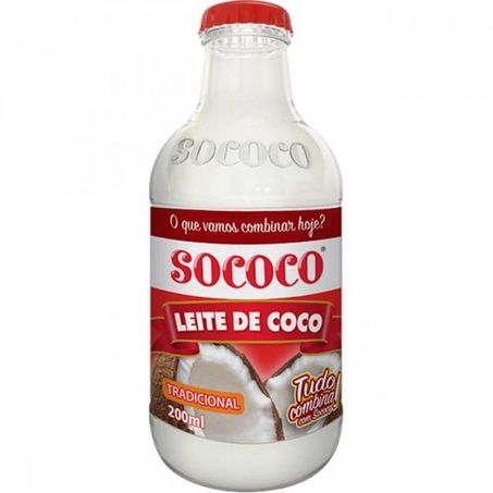 Leite de Coco Sococo Tradicional Garrafa 200ml