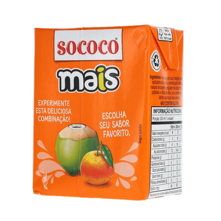 Água De Coco SococoTangerina 200ml 360-21