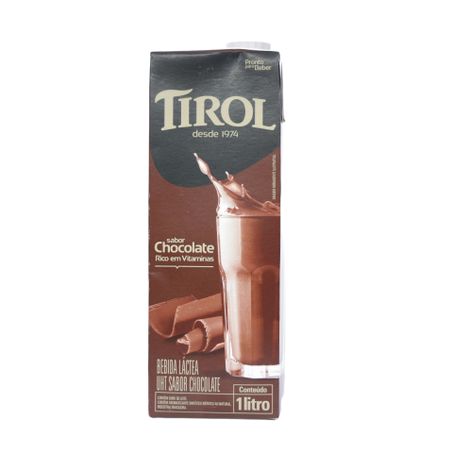 Bebida Láctea UHT Tirol Sabor Chocolate Caixa 1lt 360-31