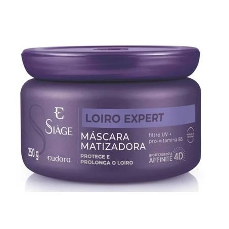 Mascara matizadora siage eudora loiro expert 250ml